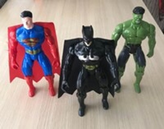 Işıklı Batman Superman Hulk