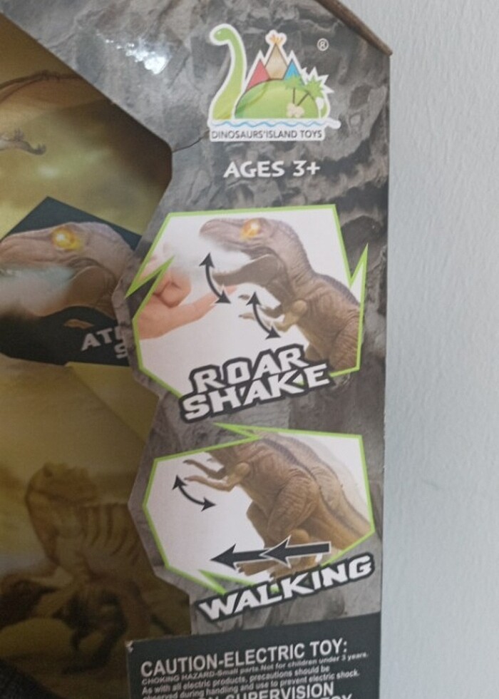 Yürüyen ışıklı buhar çıkaran dinazor - Görsel 5