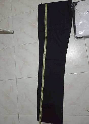 Siyah Kadın Midi Kumaş Pantolon
