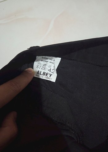 xl Beden Siyah Kadın Midi Kumaş Pantolon