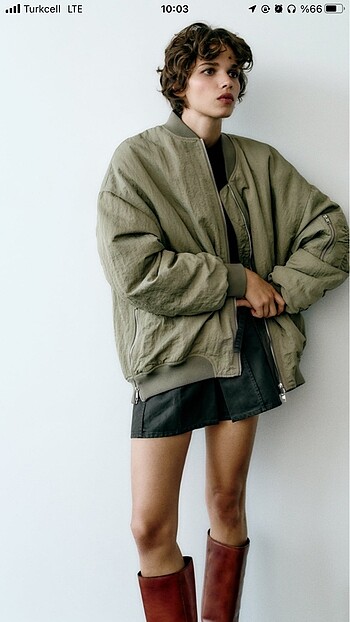 Zara Oversize Bomber Ceket
