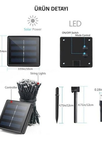 Beden Solar Bahçe Işık led