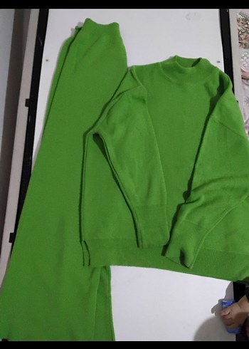 Yeşil Rahat Kesim Kadın Eşofman Takımı - Görsel 2