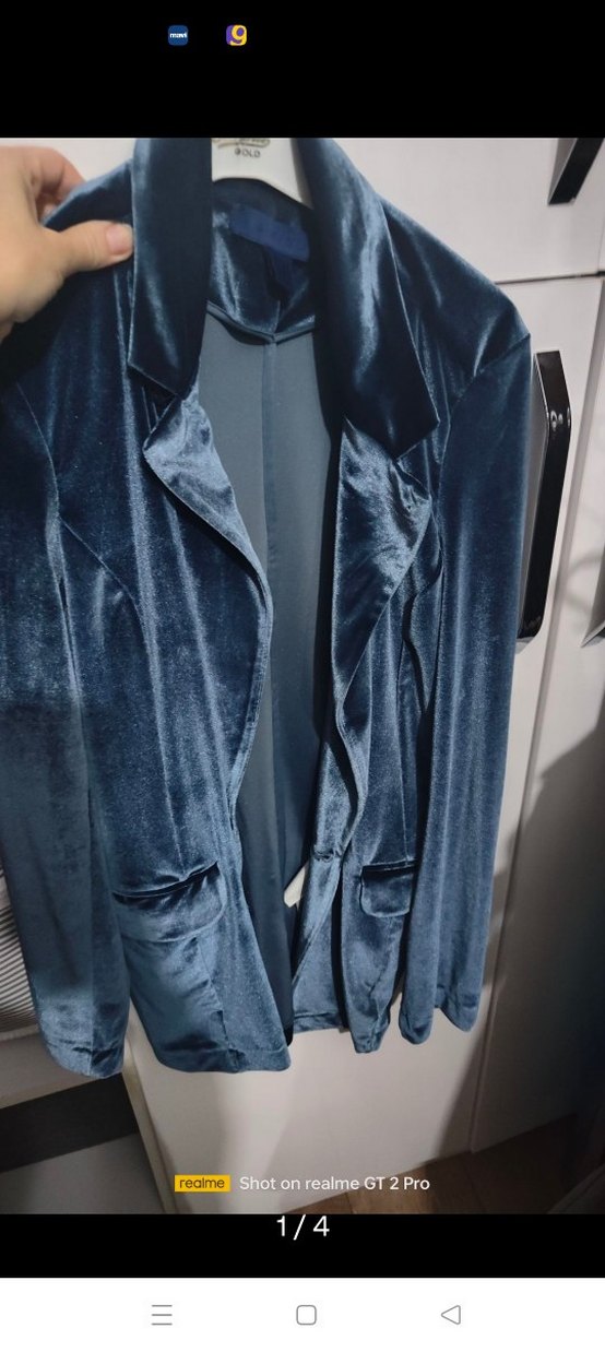 Kadın Lacivert Gotik ceket - Görsel 4