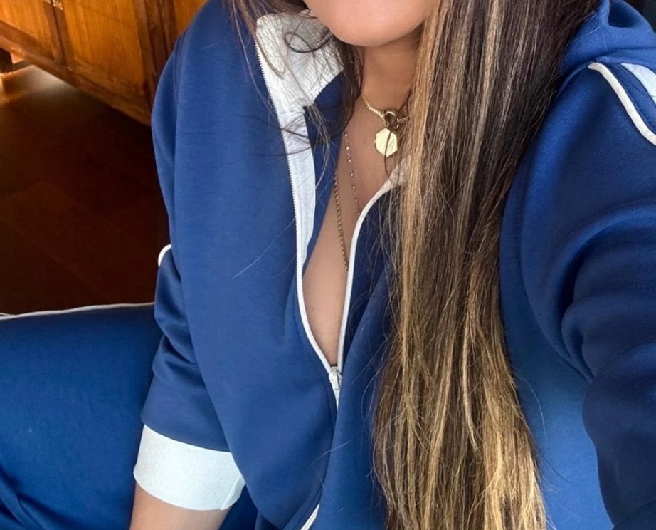 Kadın Mavi Şeritli Eşofman Takımı - Görsel 5