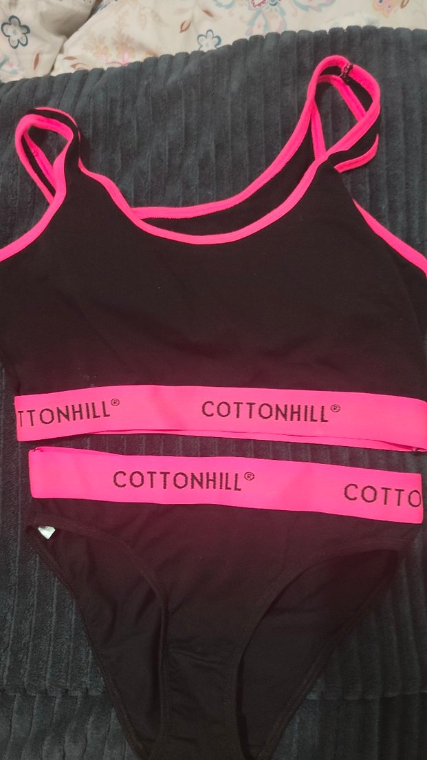 Pembe Baskılı takım yeni etiketi yok içi pedli - Görsel 3