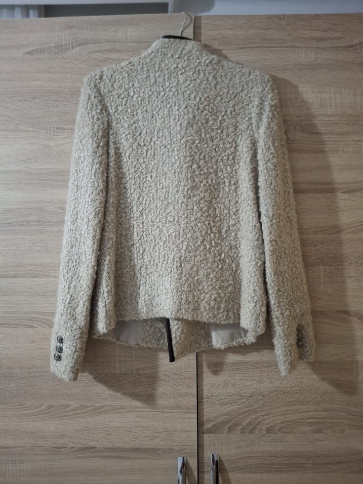 Düğmeli Mini Kadın Blazer - Görsel 3