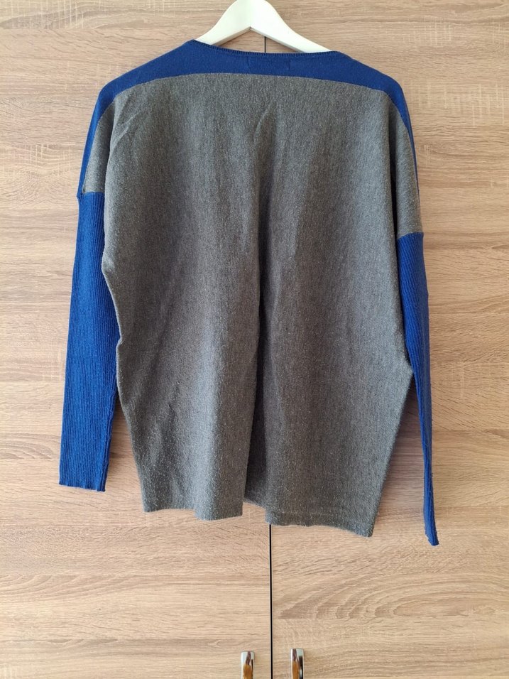 İpekyol Mavi Gri Örme Yün Kadın Kazak - Görsel 3