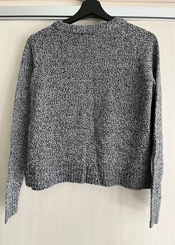 H&M Gri Örgü Kadın Triko Kazak - Görsel 2