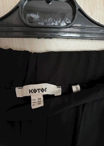 m Beden Siyah Kadın Kumaş Pantolon