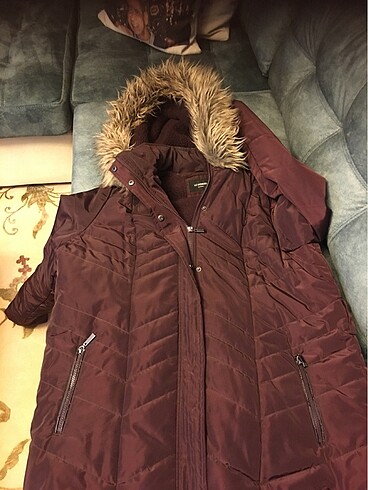 l Beden bordo Renk Anorak