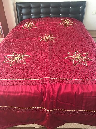 Sifir çantalı saten cift kis yatak ortus - Görsel 2