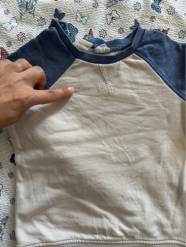 18-24 Ay Beden 2li H&M sweatshirt temiz