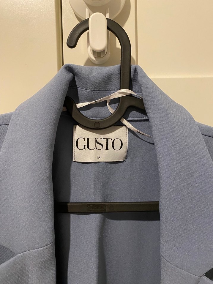 Gusto mavi Midi Kadın Blazer Ceket - Görsel 2