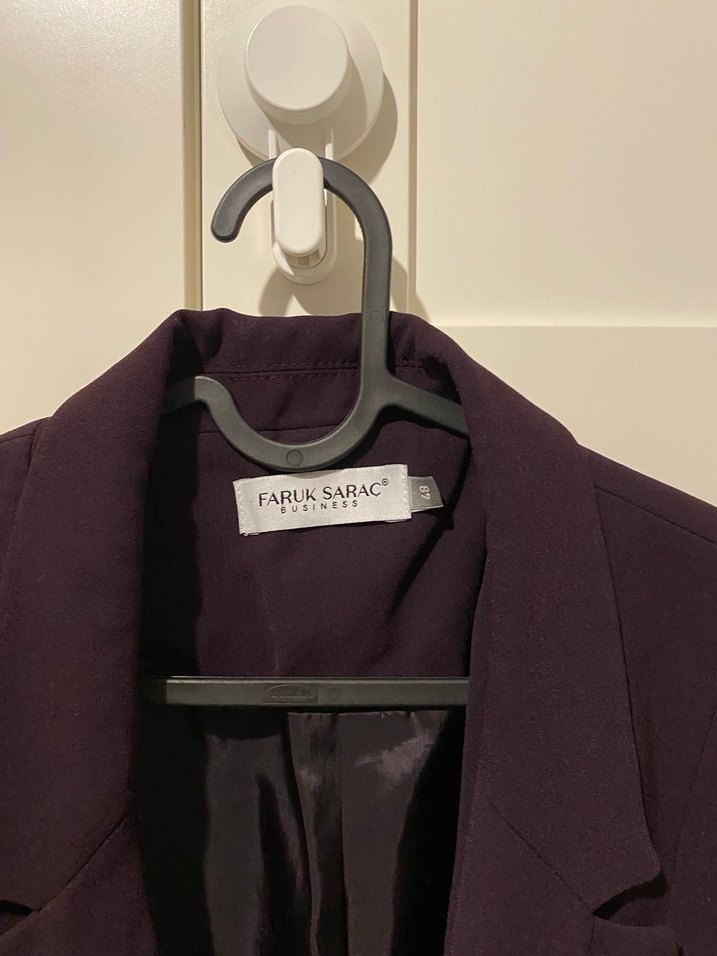 Mor Kadın Blazer Ceket - Görsel 2