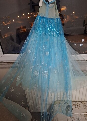 6 Yaş Beden Elsa elbise. 5,6,7 yaşlara uygundur