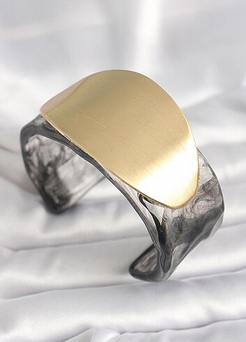 Siyah Mermer Desen Akrilik Plastik Gold Oval Plaka Model Vintage