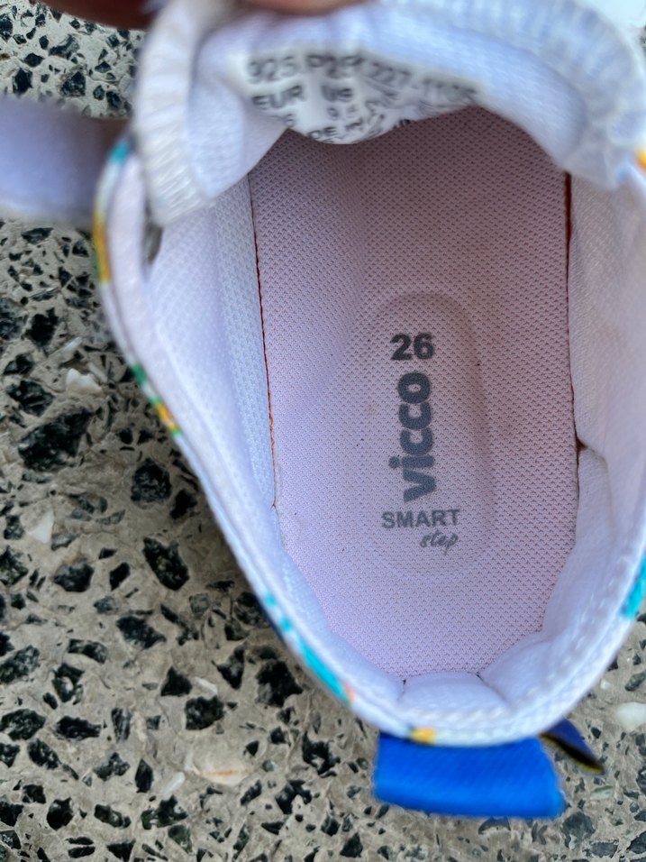 Vicco mavi beyaz sneaker ayakkabı - Görsel 4