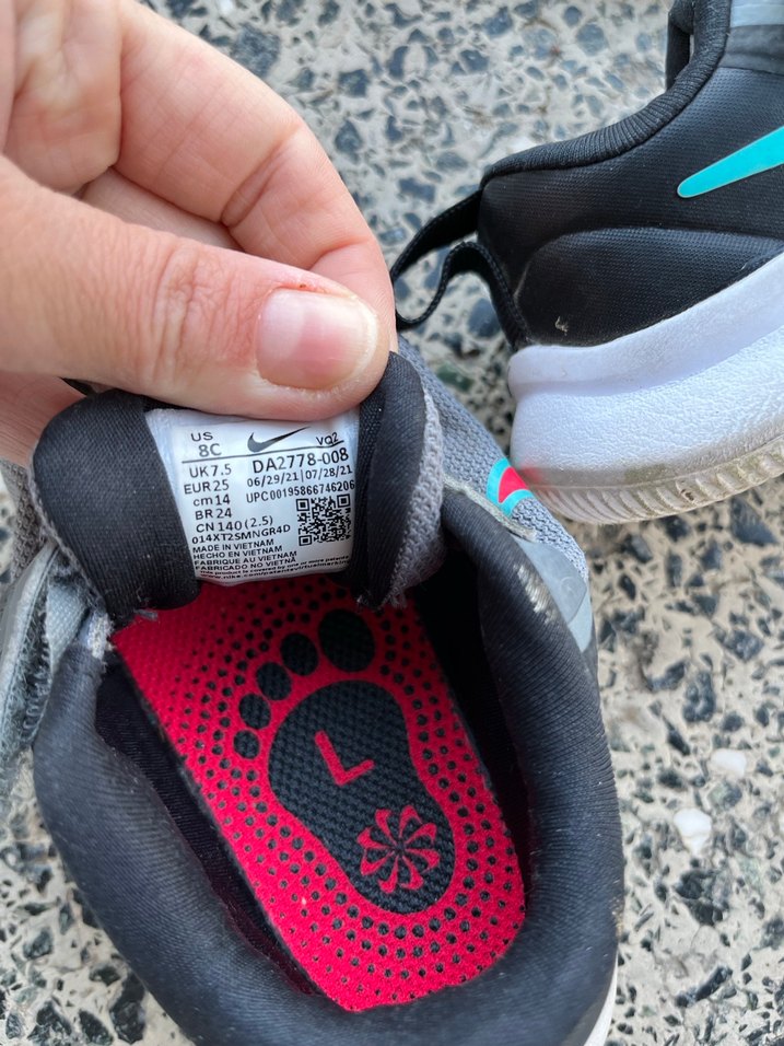 Gri Erkek Çocuk Cırtcırtlı Spor Ayakkabı - Görsel 4