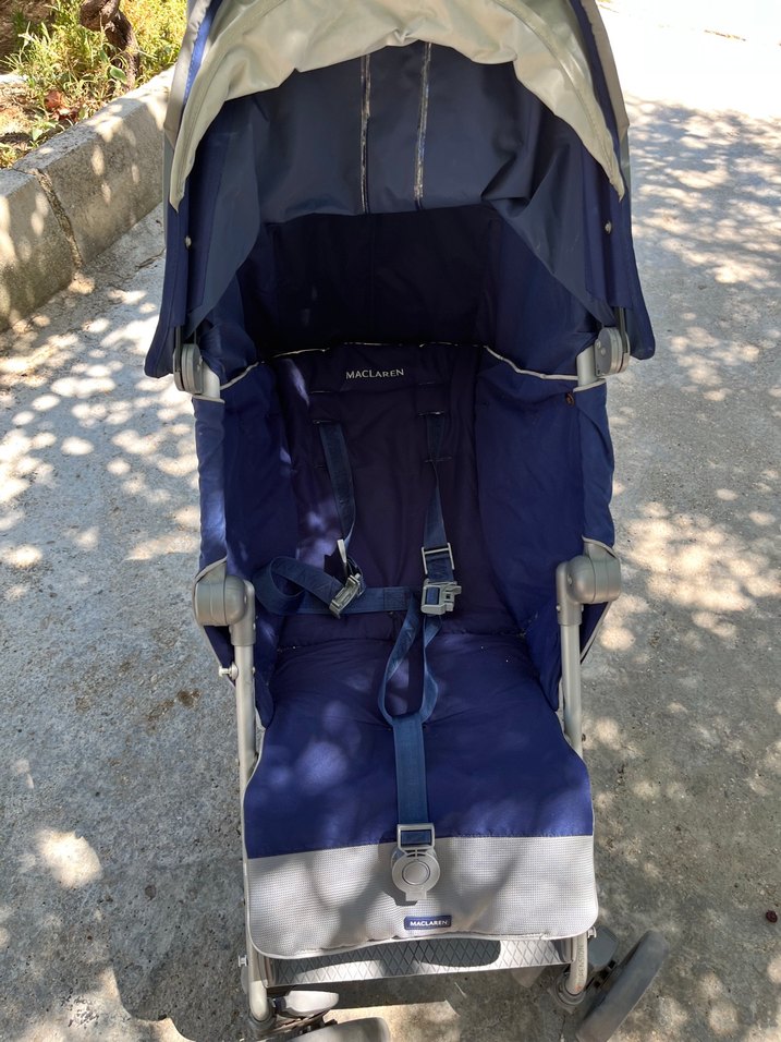 Maclaren Techno Xt Mavi-Gri Bebek Arabası - Görsel 3