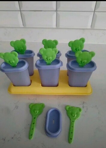  Beden mavi Renk Tupperware dondurmalık