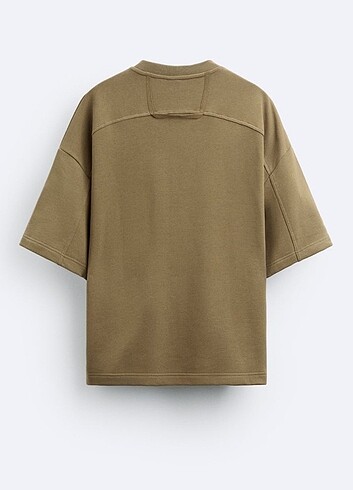 Zara kroşe cepli tishirt kalın kumas M bedendir