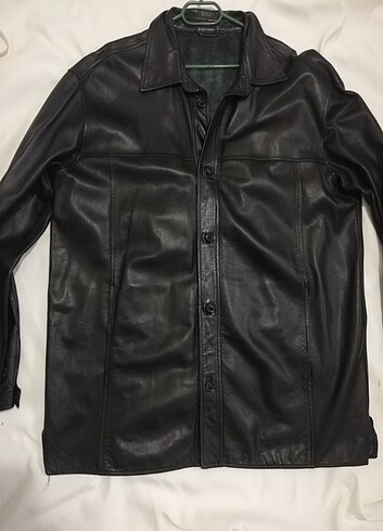 Leather marka der erkek i gomlegi 