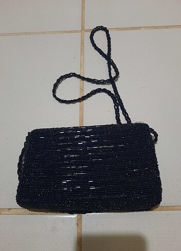 Boncuklu mini çanta