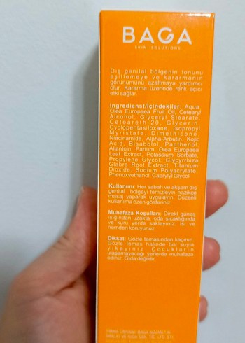 BAGA Dış Genital Bölge Beyazlatıcı Krem - Görsel 2