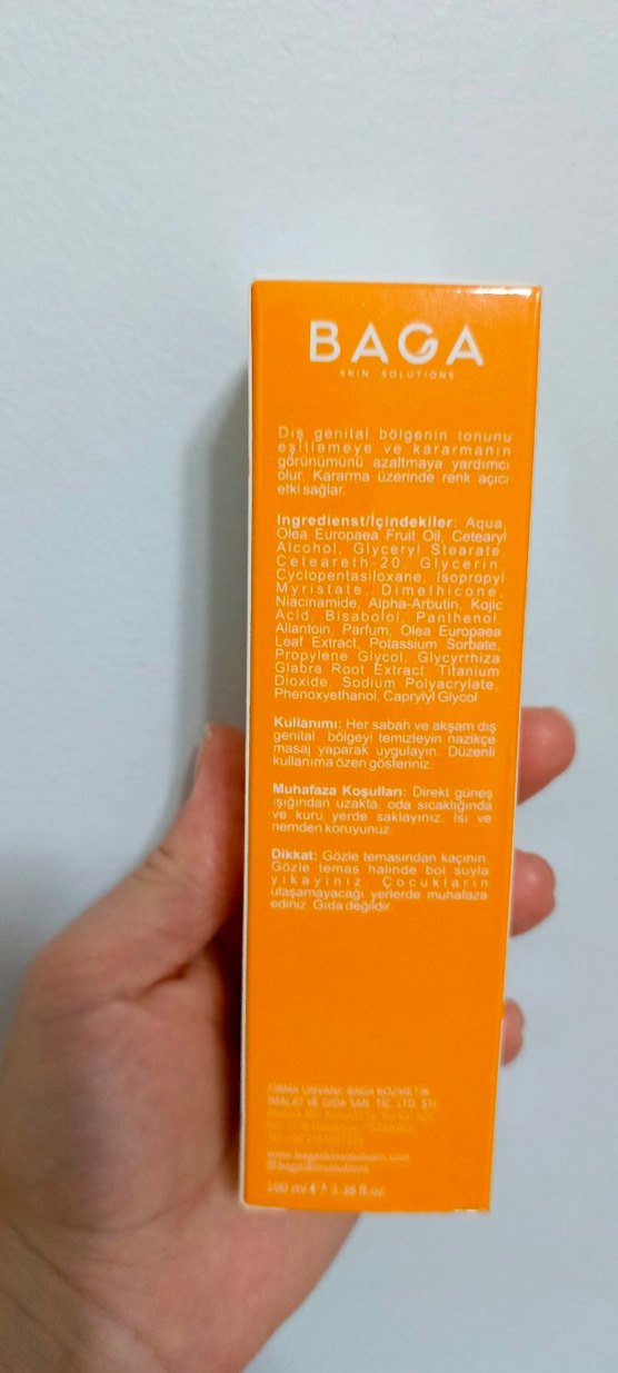 BAGA Dış Genital Bölge Beyazlatıcı Krem - Görsel 2
