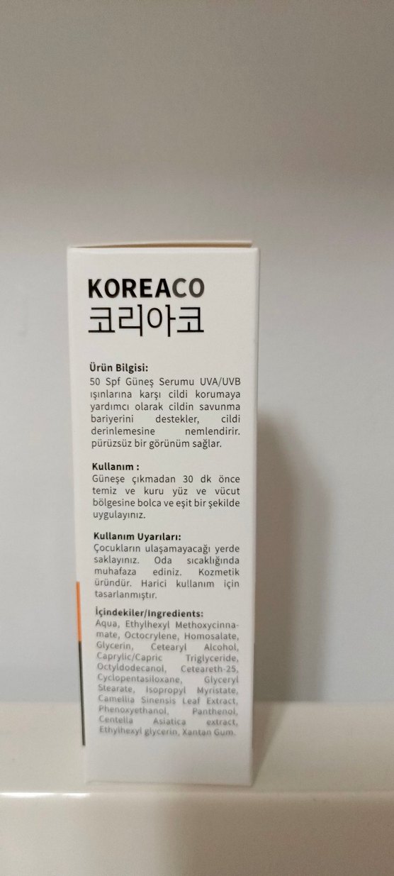 Koreaco Bloker SPF50+ Konsantre Cilt Koruyucu - Görsel 2
