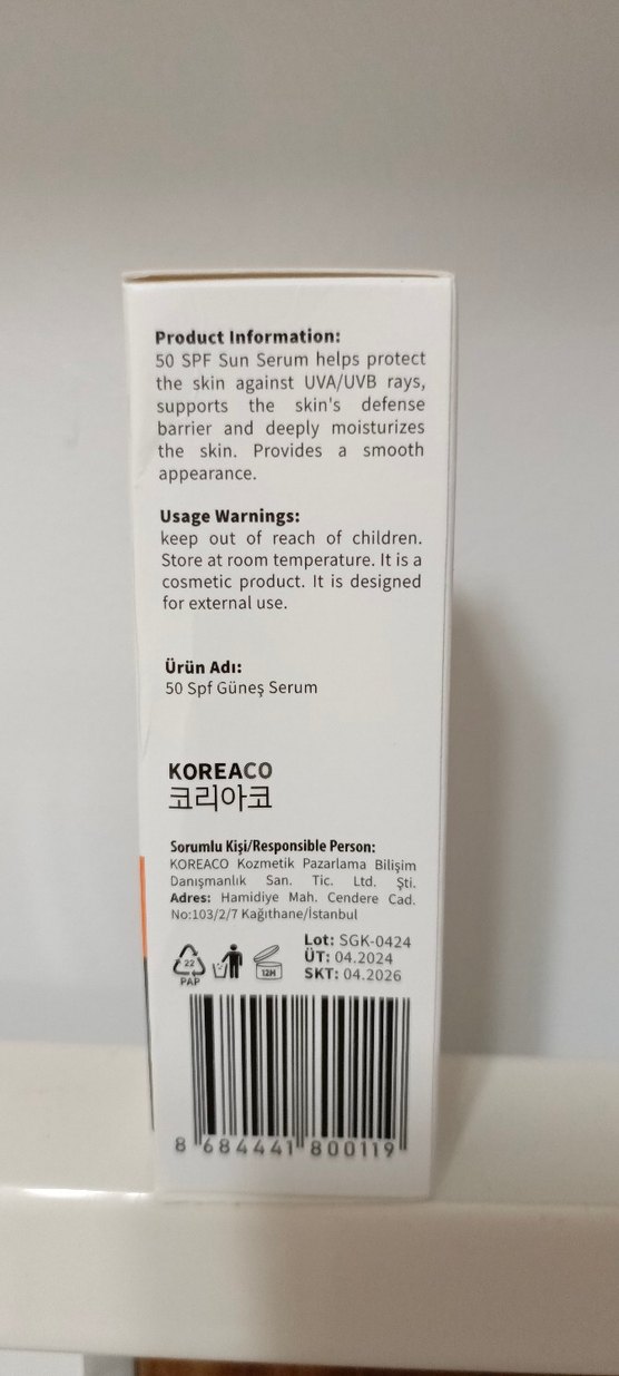 Koreaco Bloker SPF50+ Konsantre Cilt Koruyucu - Görsel 3