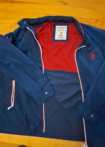 U.S Polo Assn. Mavi Erkek Us Polo Assn Fermuarli Erkek Mont