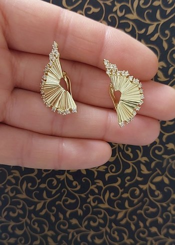 Accessorize Yelpaze taslı küpe
