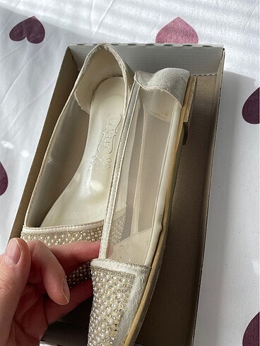 Parlak taşlı babet - Görsel 5