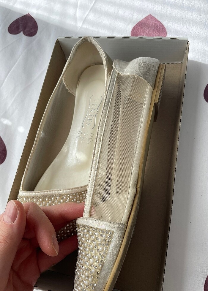 Parlak taşlı babet - Görsel 5