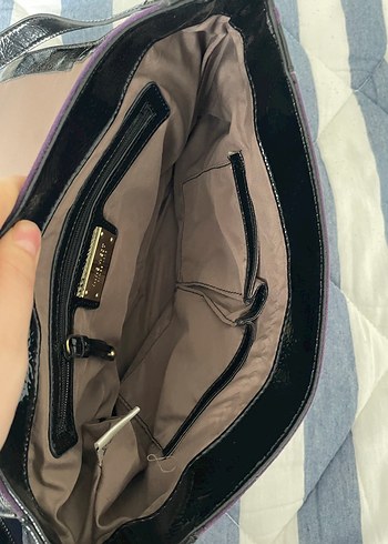 Mor Süet Kadın Omuz Çantası NİNE WEST - Görsel 5