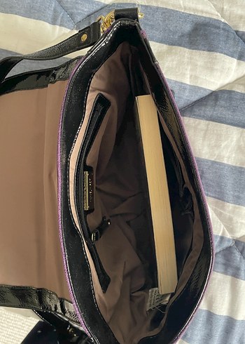 Mor Süet Kadın Omuz Çantası NİNE WEST - Görsel 2