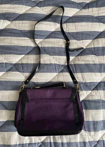 Mor Süet Kadın Omuz Çantası NİNE WEST - Görsel 4