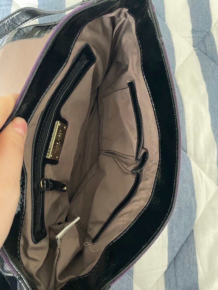 Mor Süet Kadın Omuz Çantası NİNE WEST - Görsel 5