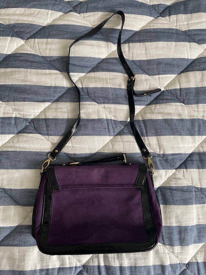 Mor Süet Kadın Omuz Çantası NİNE WEST - Görsel 4