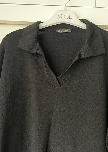 Siyah Kadın Kazak - Görsel 2