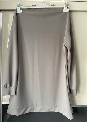 Taş Detaylı Uzun Kollu Gri Tunik takım - Görsel 5