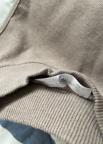 Boğazlı Kolsuz Triko Süveter - Görsel 2