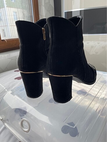 Topuklu süet bot - Görsel 6