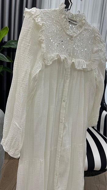 diğer Beden beyaz Renk #fistoelbise #elbise #fisto #zara #mango