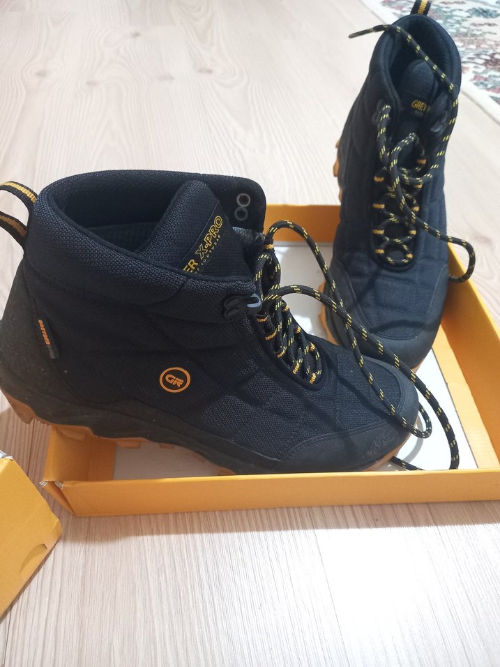 greyder Siyah Outdoor Erkek Botları Sarı Detaylı - Görsel 2