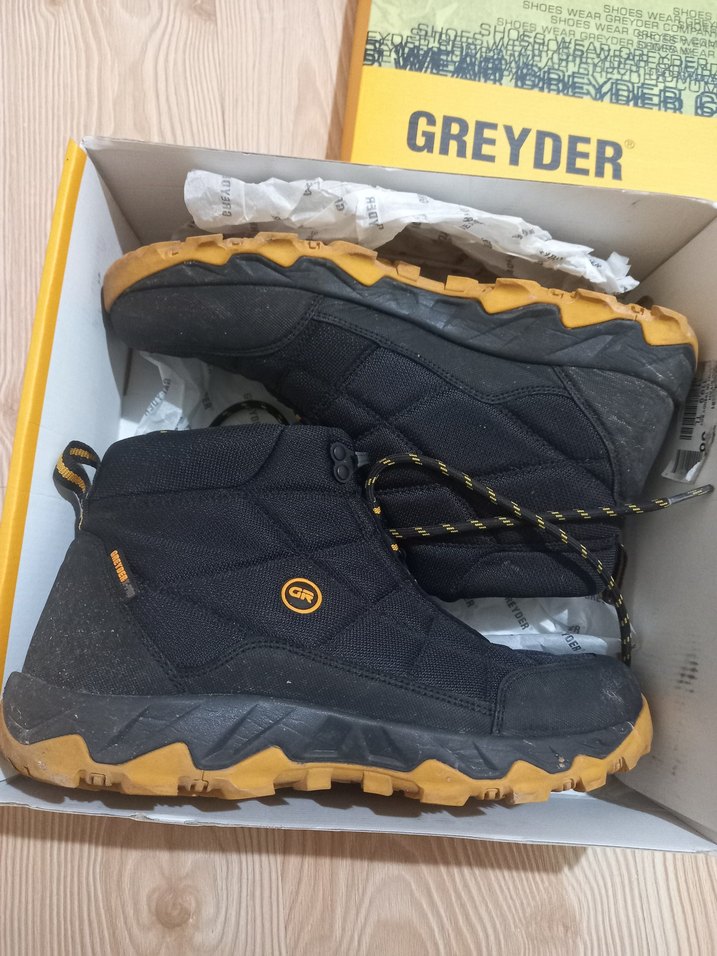 greyder Siyah Outdoor Erkek Botları Sarı Detaylı - Görsel 3