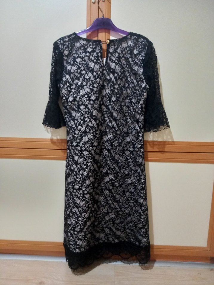 siyah dantel abiye - Görsel 2