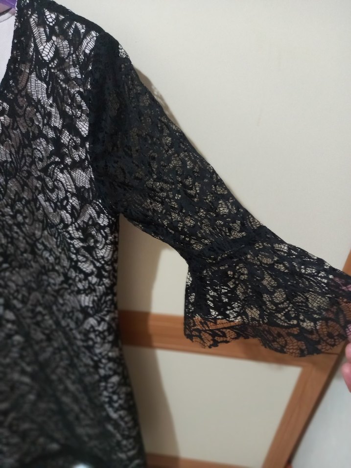 siyah dantel abiye - Görsel 3